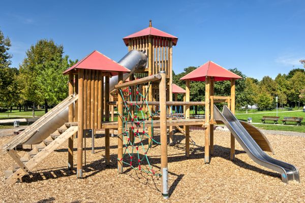 Playground Mulching Service in Madera