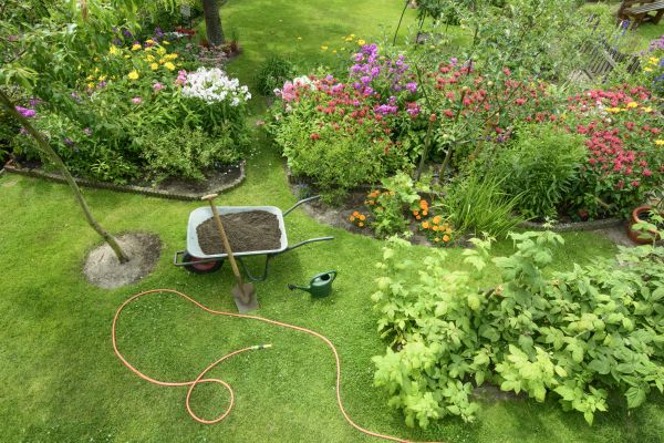 Flower Bed Construction in Madera