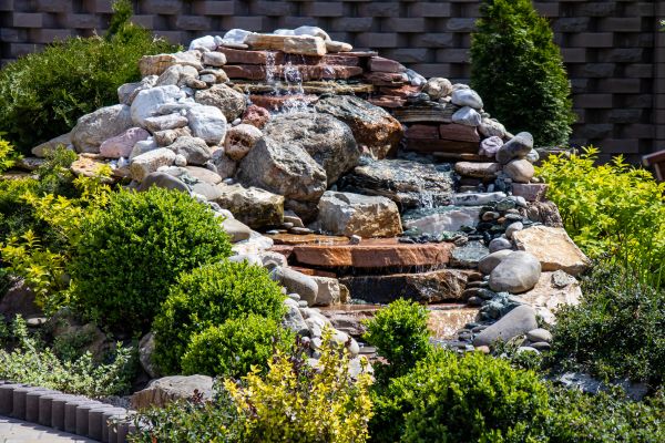 River Rock Landscaping in Madera