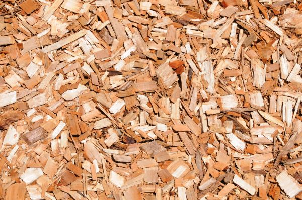 Cypress Mulch Spreading in Madera
