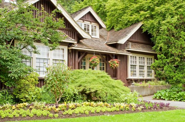 Log Home Landscaping in Madera