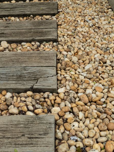 Pea Rock Installation in Madera